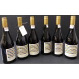 Six bottles of Swinney Vineyards red: Tirra Lirra Syrah 2016; Syrah 2018; Grenache 2018; Grenache