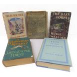 Five mid-20th century volumes with dust jackets to include three by Hugh Walpole: 'The Dark