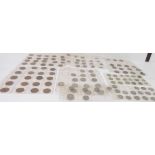 113 GB coins in eight coin-holder sheets: Sheet 1 - 15 florins (1920-1945); Sheet 2 - 7 florins