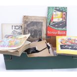 A very interesting selection of ephemera, mostly 1960s and 70s and to include: three scrapbooks with