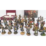 The Great Regiments of Waterloo: fifty hand-painted fine diecast pewter soldiers with a case of 45