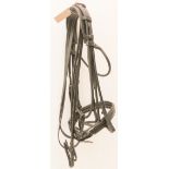 A black Otto Schumacher full-sized double bridle