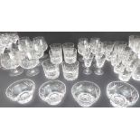 A collection of Stuart Crystal 'Glengarry Cambridge' glassware, comprising: 6 brandy balloons (15 cm