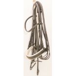 A black G. Passier & Sohn full-sized double bridle