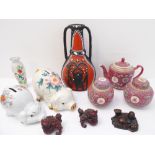 A selection of ceramics to include Chinese (10)