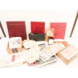 A 'glory box' filled with a variety of many stamps, FDCs, various albums and stockbooks: 1000s of