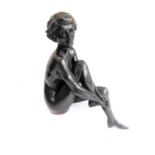 TOM GREENSHIELDS (1915-1994), 'Merry' a limited edition (144/500) cold cast bronze resin model,