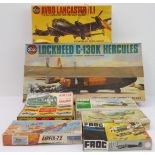 Eight boxed assembly kits. Mostly Airfix and to include a large Lockheed C-130K Hercules aircraft,