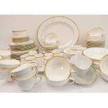 A Royal Worcester 'Viceroy' service comprising: 8 x teacups, 8 x coffee cans and 8 x two-handled