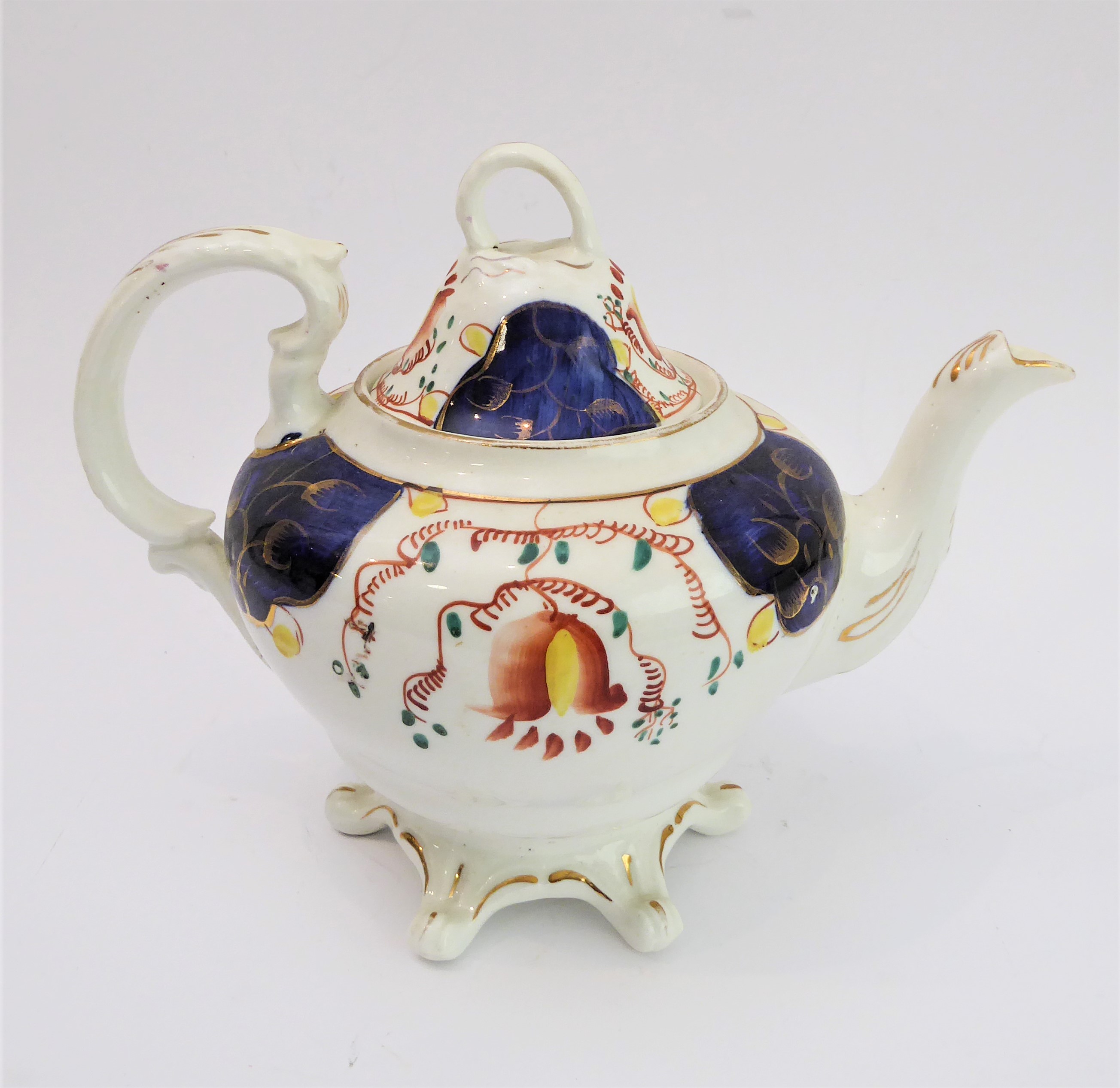 A large selection of late 19th and early 20th century Gaudy Welsh teawares and china: 4 teapots - Image 13 of 22