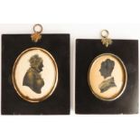 Two 19th century framed silhouettes