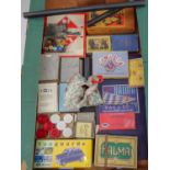 An interesting selection of mostly mid-20th century games to include Monopoly, canasta, chess,