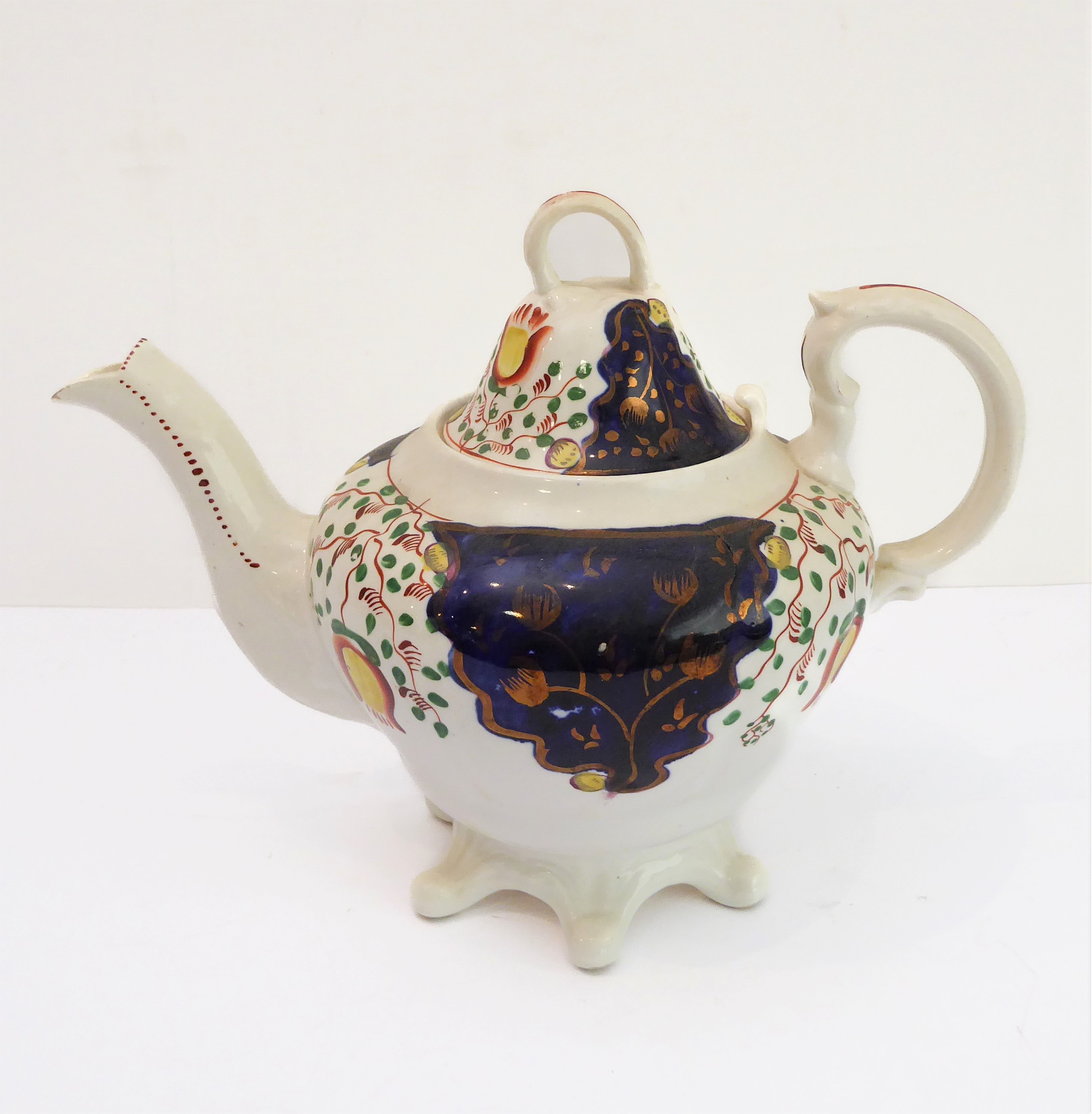 A large selection of late 19th and early 20th century Gaudy Welsh teawares and china: 4 teapots - Image 8 of 22