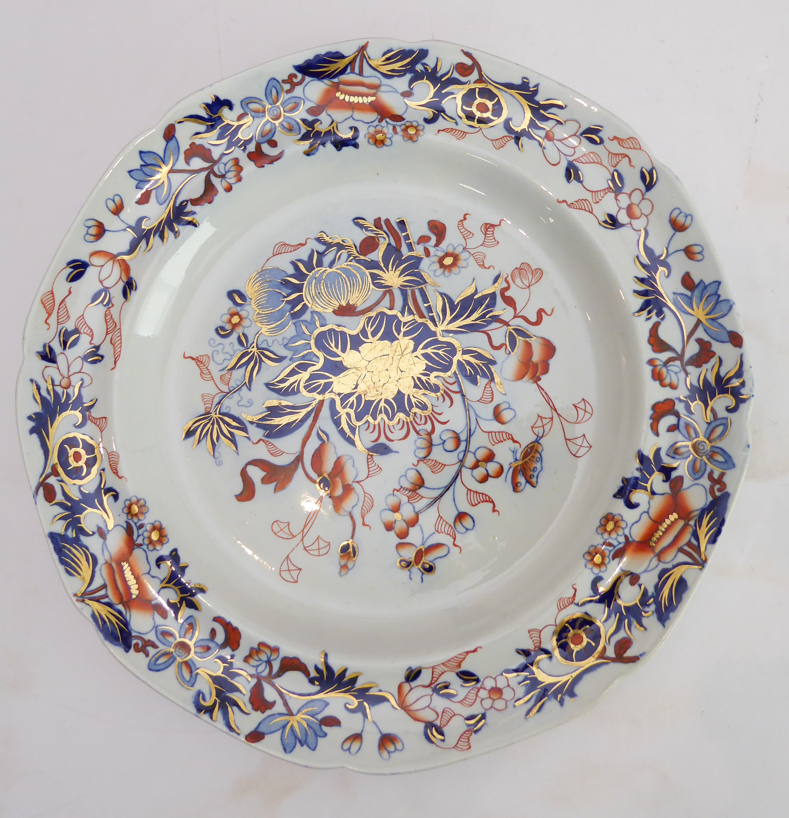 An interesting selection of mostly 19th century china to include: a fine quality Copeland dessert - Image 5 of 16