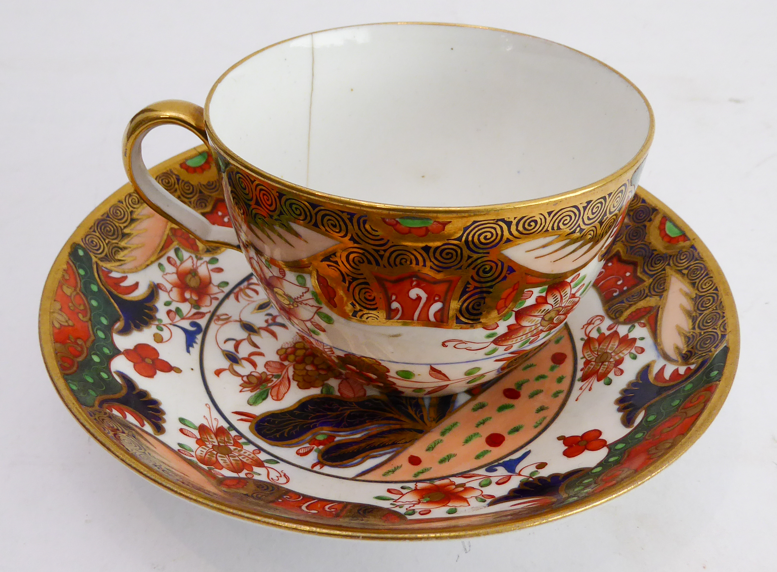 An interesting selection of mostly 19th century china to include: a fine quality Copeland dessert - Image 10 of 16