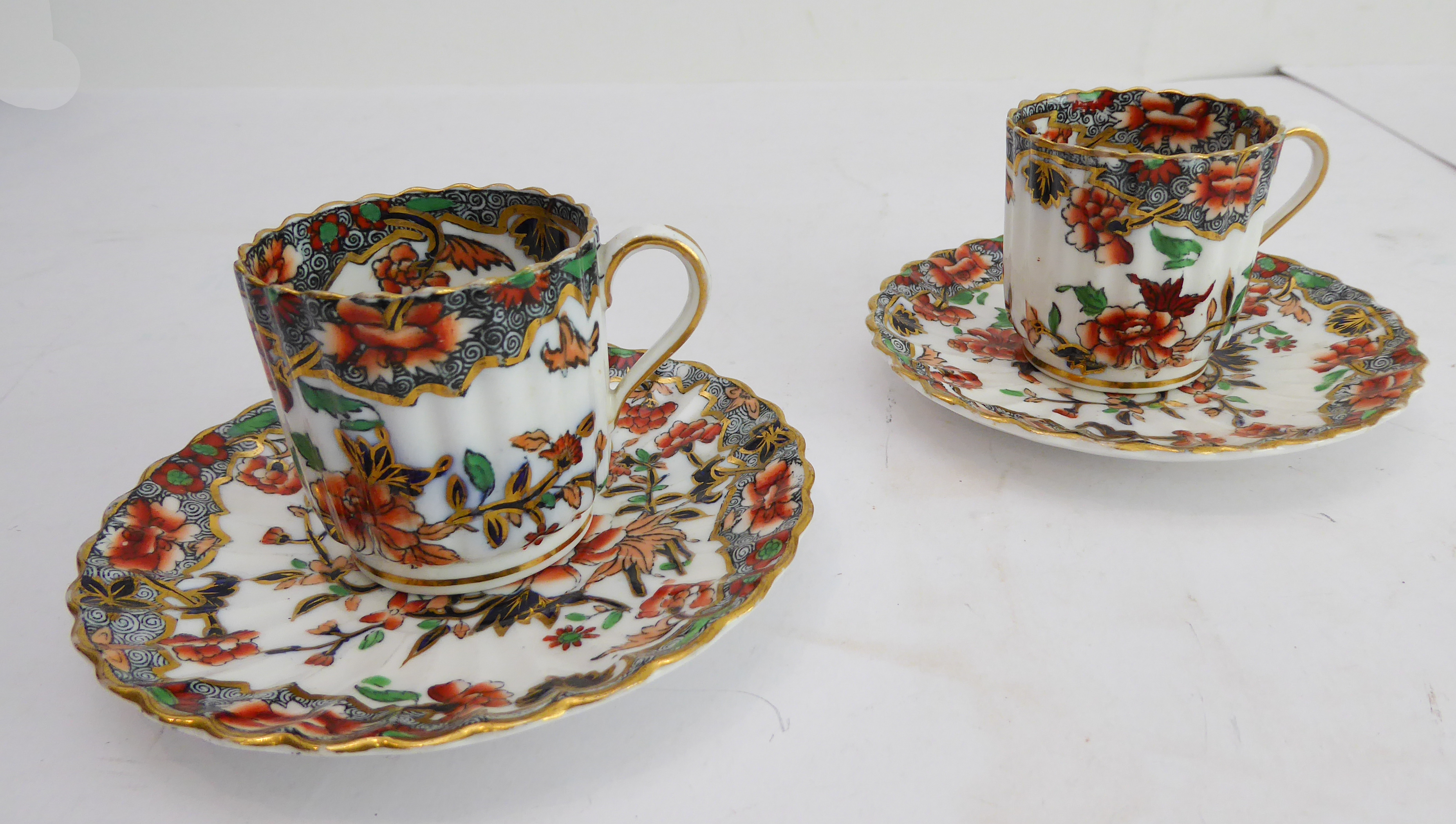 An interesting selection of mostly 19th century china to include: a fine quality Copeland dessert - Image 9 of 16