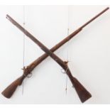 Two 19th century percussion muskets for restoration