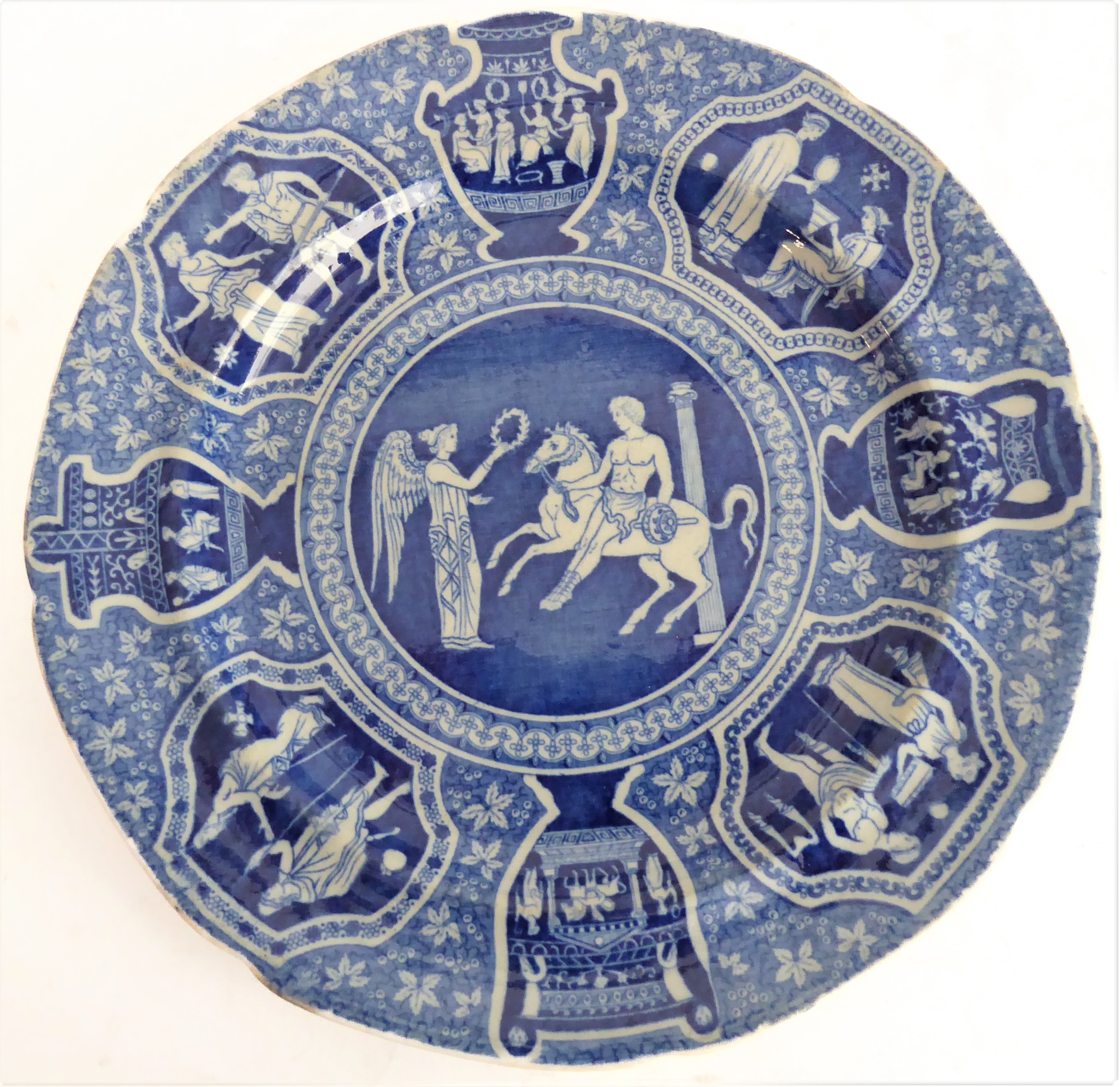 Various 19th century blue-and-white ceramic wares to include: a large two-handled Spode tureen (star - Image 12 of 17