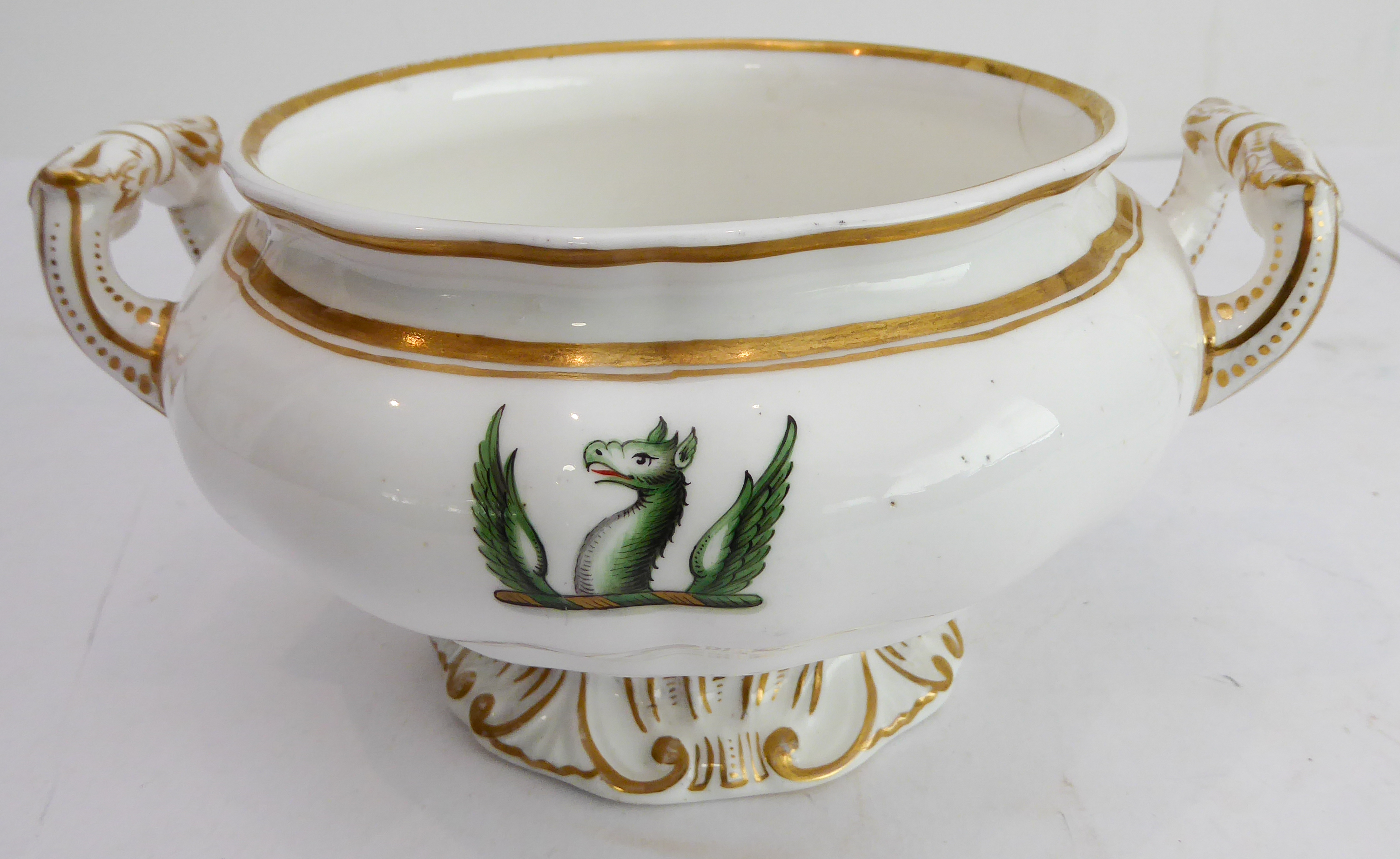 An interesting selection of mostly 19th century china to include: a fine quality Copeland dessert - Image 12 of 16