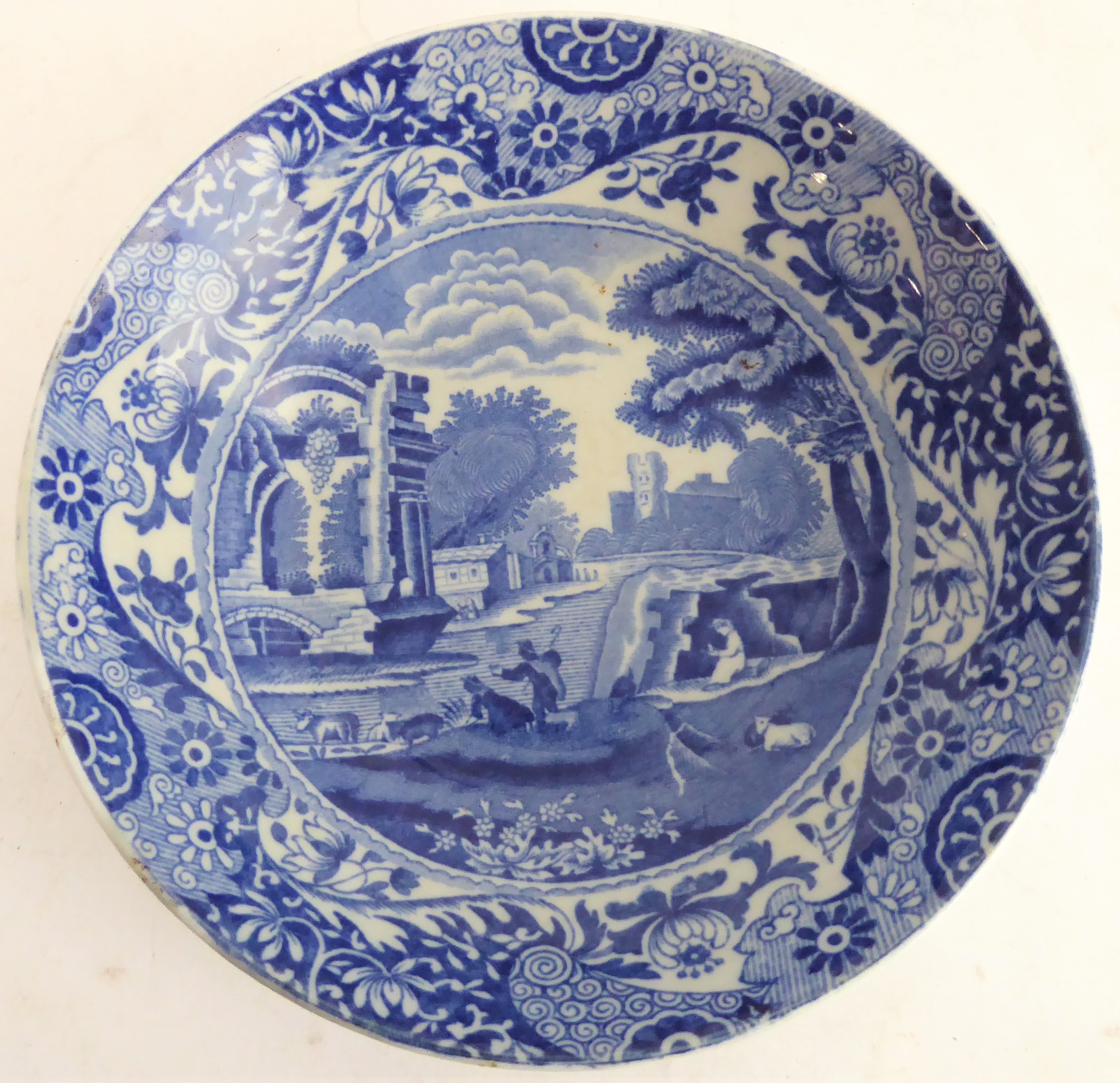 Various 19th century blue-and-white ceramic wares to include: a large two-handled Spode tureen (star - Image 14 of 17