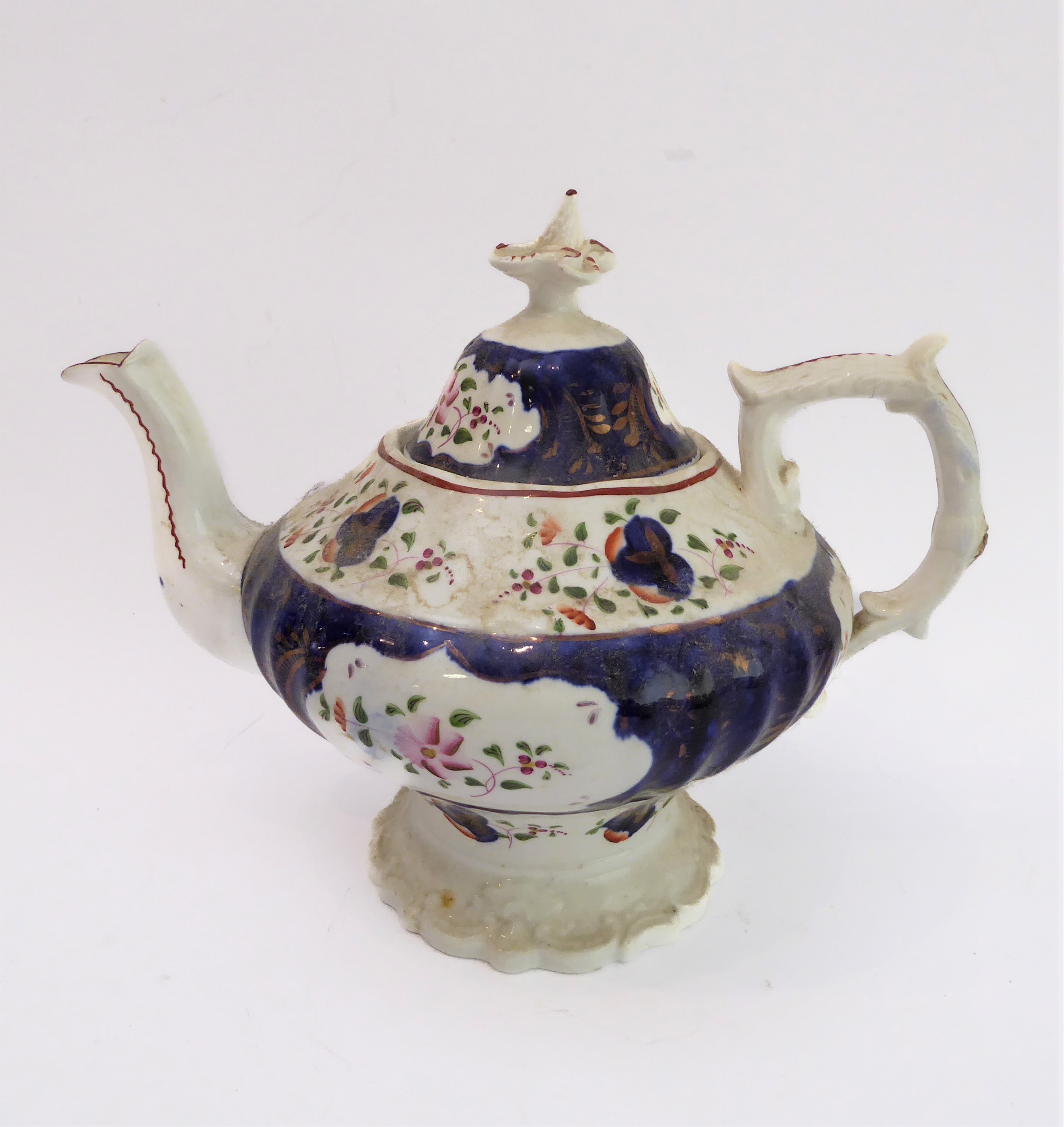 A large selection of late 19th and early 20th century Gaudy Welsh teawares and china: 4 teapots - Image 14 of 22