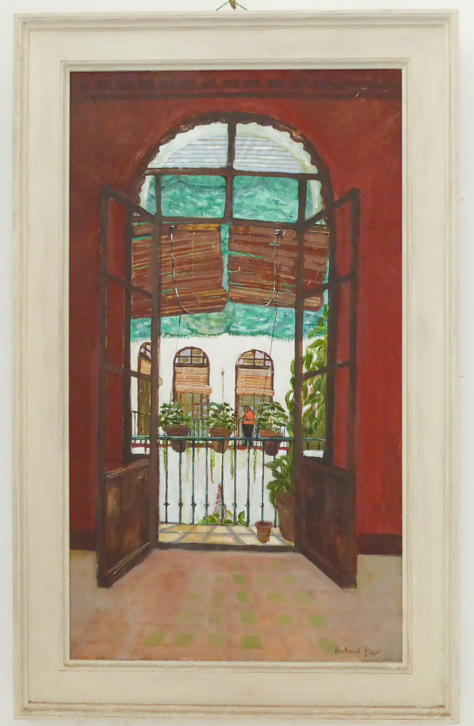 RICHARD BEER (1928-2017) - The Hanging Garden, oil on canvas, signed lower right (42 x 24 in (107