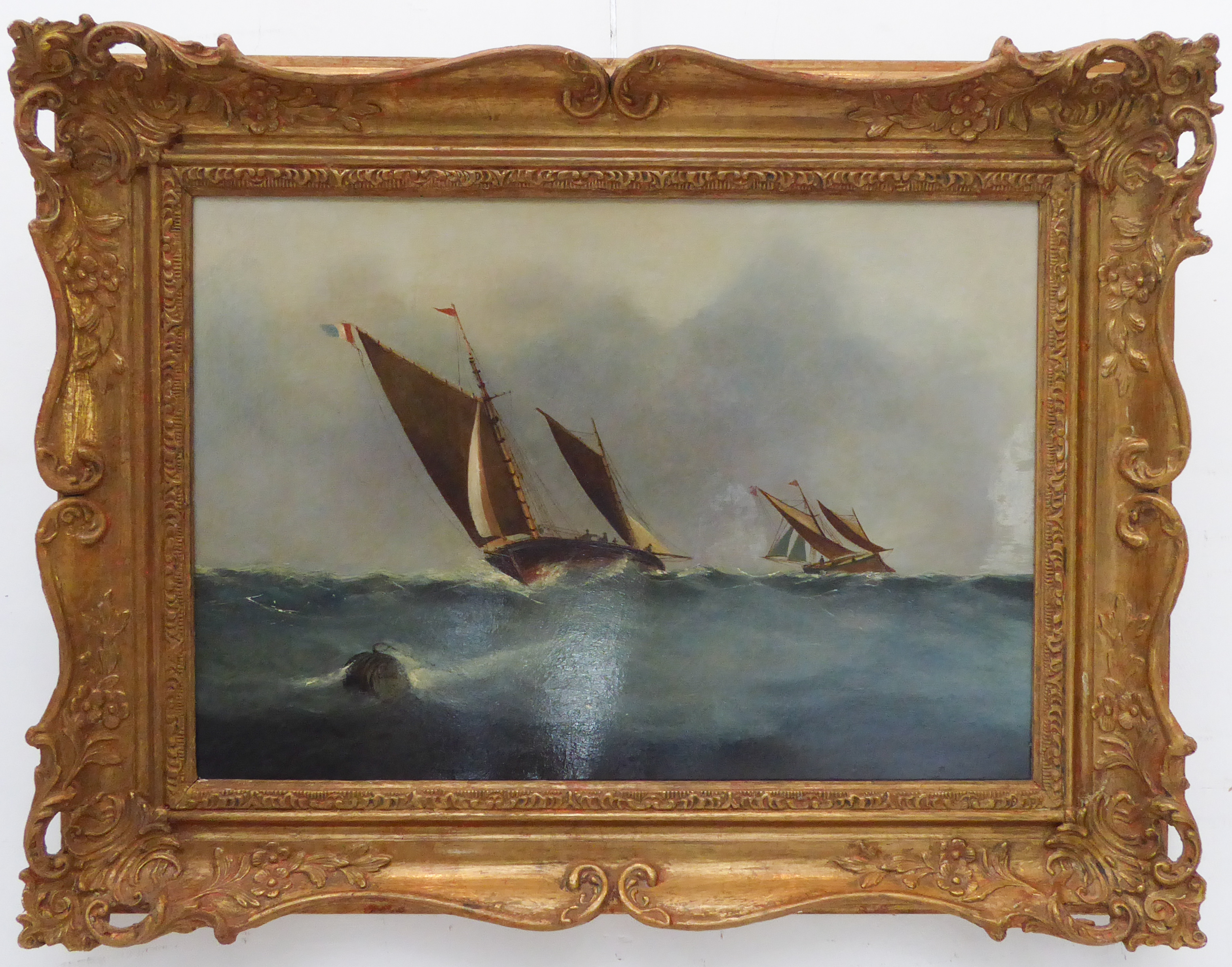 C. HART, 19th century English School - ‘A Fishing Boat out of Yarmouth off a Jetty’, signed and - Image 2 of 8