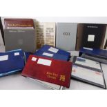 Stamp albums and first day covers to include: a hardbound edition 'Canada Post; The Millennium
