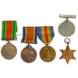 A WW1 duo and a WW2 trio: 1. The Victory and British War Medals to CAPT. J.C. ROWSON (Capt. the Rev.