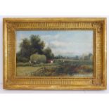 FREDERICK WATERS WATTS R.A. (1800-1870)- ‘The Haywain’, oil on canvas, (9½ x 15½ in (24 x 39