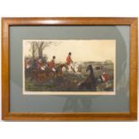 After PETER  VANTERENCY(?) - A fall at the brook, signed limited edition hunting print, no. 12/30 in