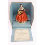 A circa 1970 Royal Worcester porcelain figure, 'Elaine': limited edition no. 285, printed marks to