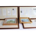 A mixed lot of six: 1. Four framed and glazed Welsh National Opera programmes (2004-2006), signed by