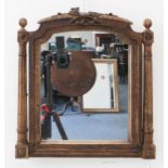 A late 18th century style French mirror for restoration (47 high x 43.5 cm).