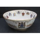 A large Wedgwood Fine Bone China commemorative bowl: 'The Thames Bowl', limited edition 89 of 500,