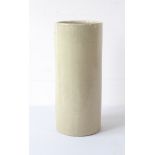 A Chinese cylindrical pottery crackleware stick/umbrella stand of circular section (45cm high)