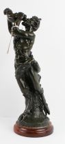 After Claude Michael Clodion (French 1738-1814) - a late 19th / early 20th century patinated