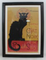 After THÉOPHILE STEINLEN (French-Swiss, 1859-1923) - a 'Tournée du Chat Noir' facsimile poster, late