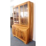 Thomas 'Cowman' Hudson of Odell, Bedfordshire - a fine French walnut display case in Arts and Crafts