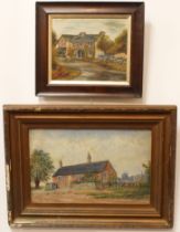 Irene Bradley (British, 20th century) 'Hill Top', the home of Beatrix Potter oil on canvas board,