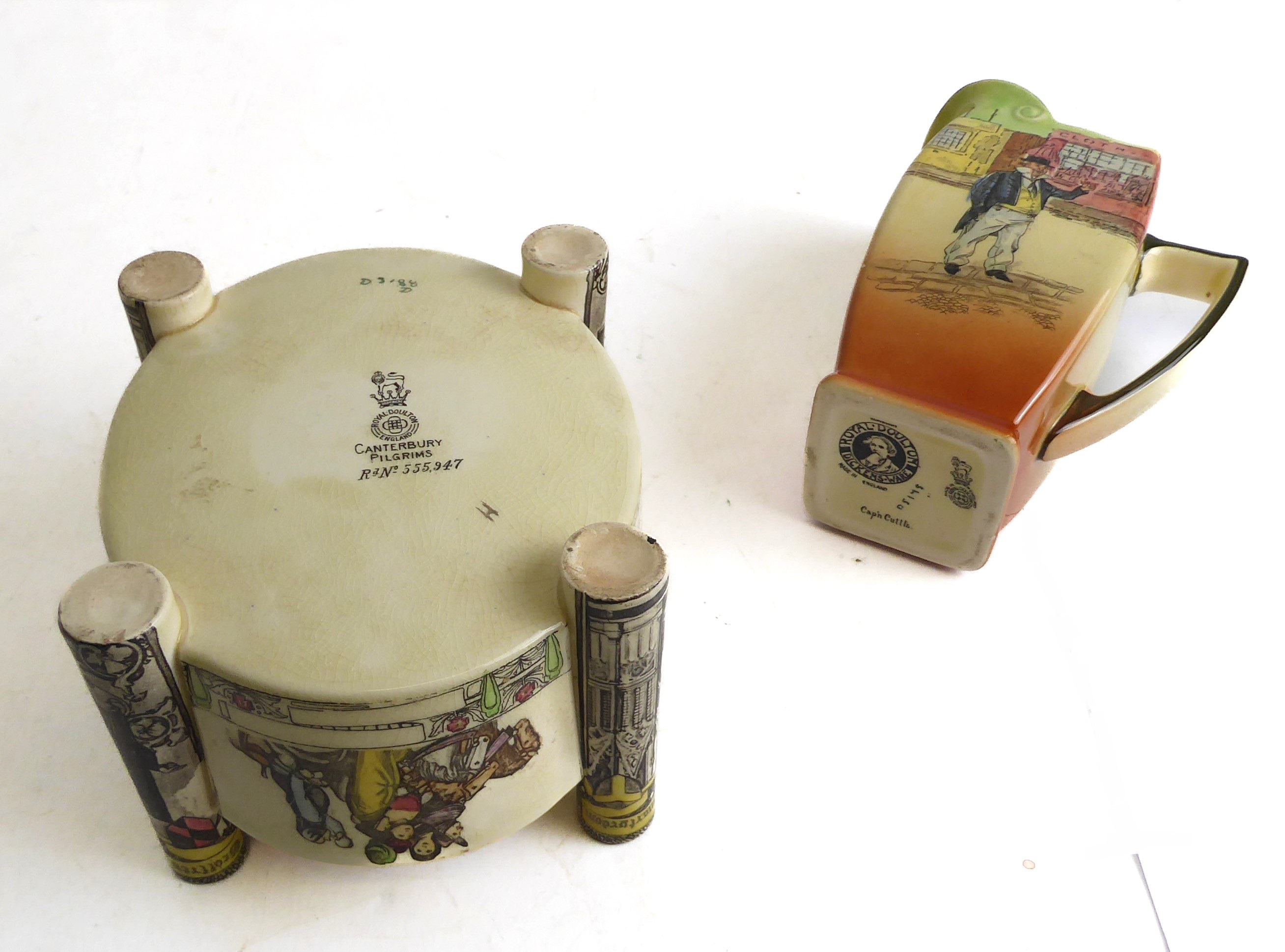 A collection of 19th and early 20th century ceramics and glass - including a large Doulton Lambeth - Image 19 of 22