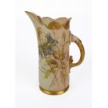 To be sold on behalf of Sue Ryder Care: a Royal Worcester blush ivory jug or ewer - believed 1891,