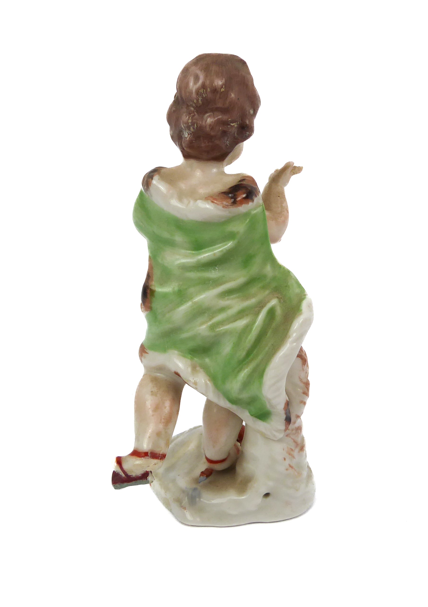Four Naples porcelain putti figures. - Image 9 of 9