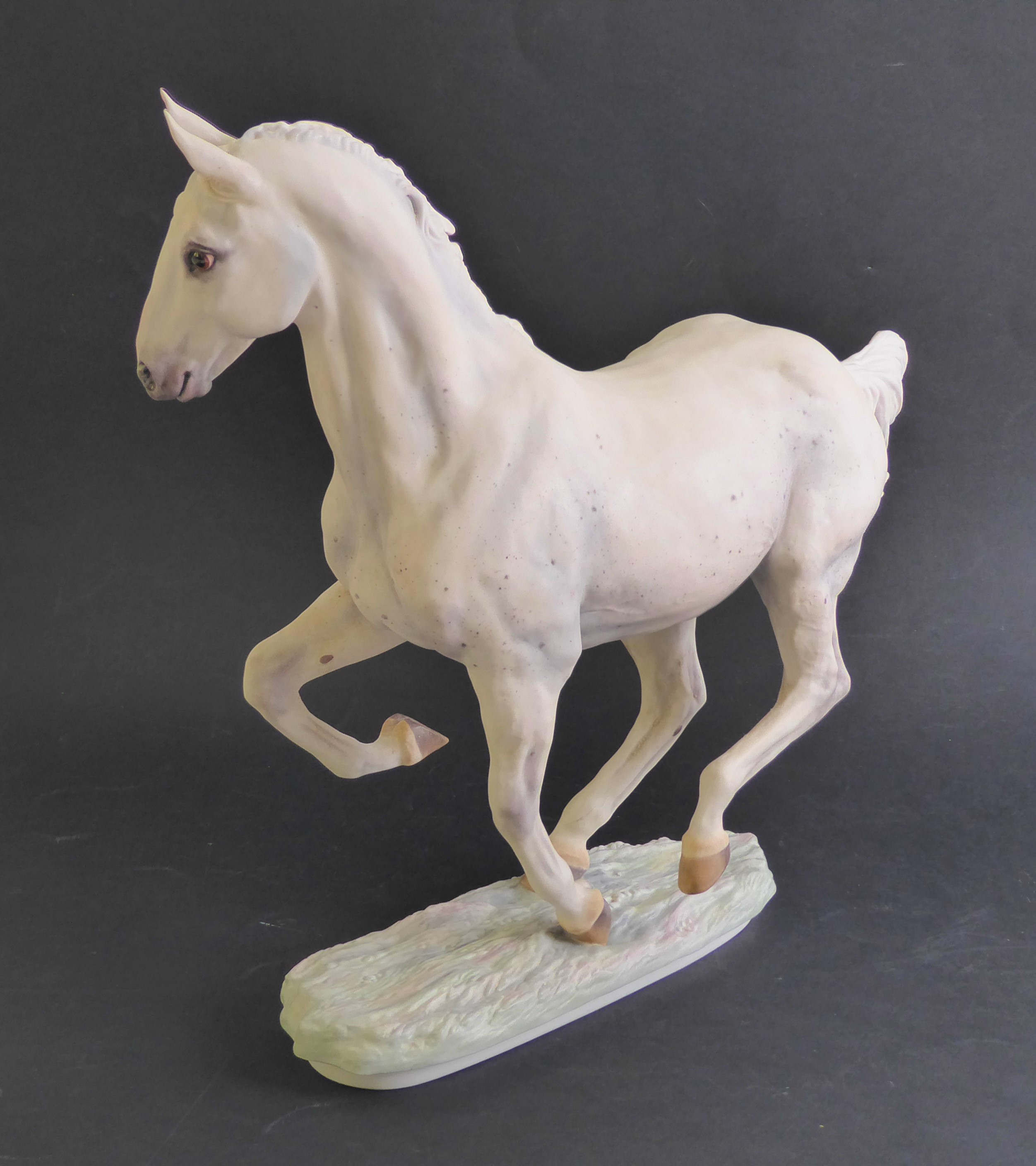 A bone china model of Desert Orchid by Albany Fine China Co. - modelled by Lorne McKean, printed - Image 5 of 6