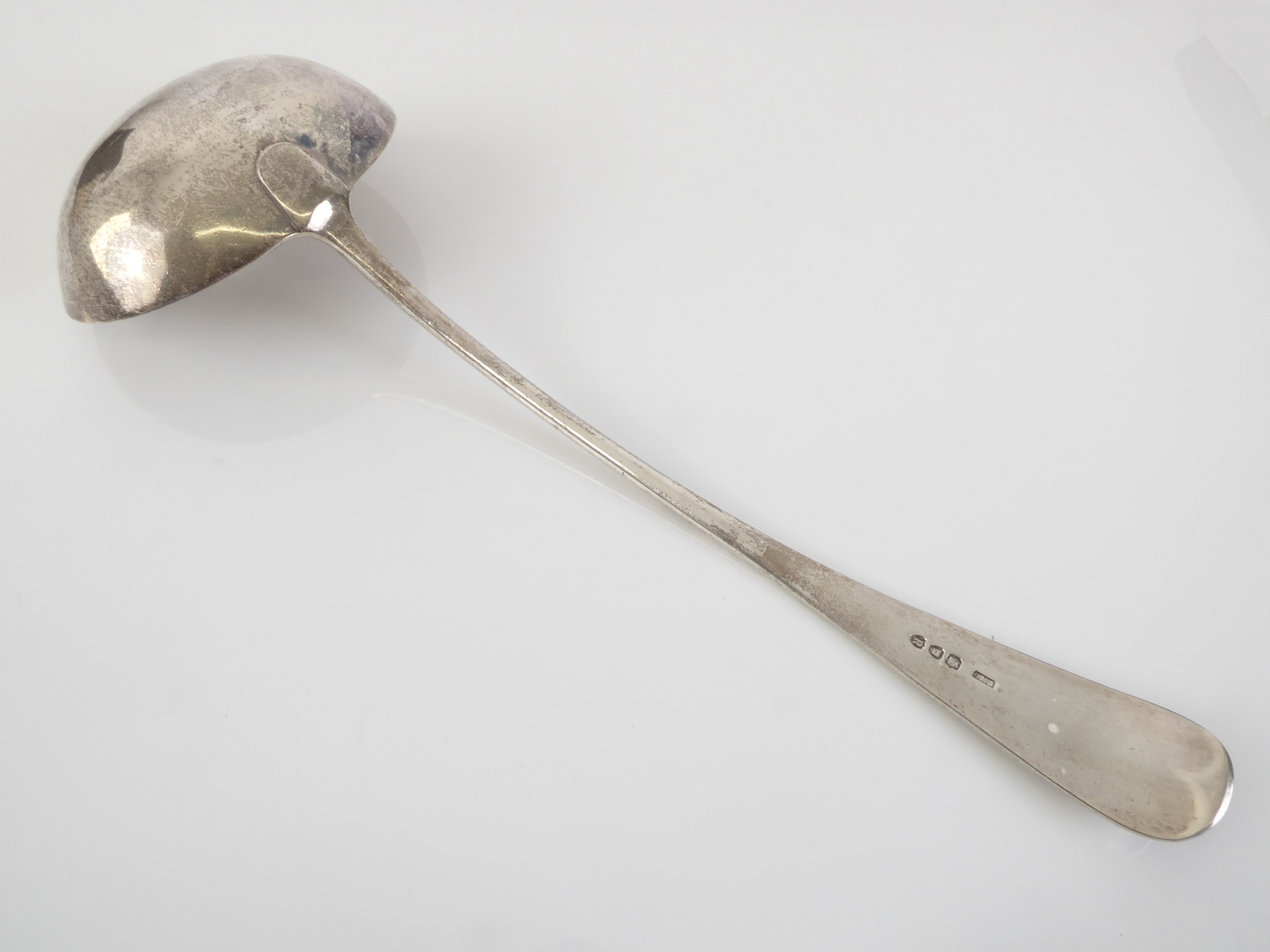 A Victorian silver Old English pattern soup ladle - Josiah Williams & Co., London 1892, weight 273g. - Image 4 of 4