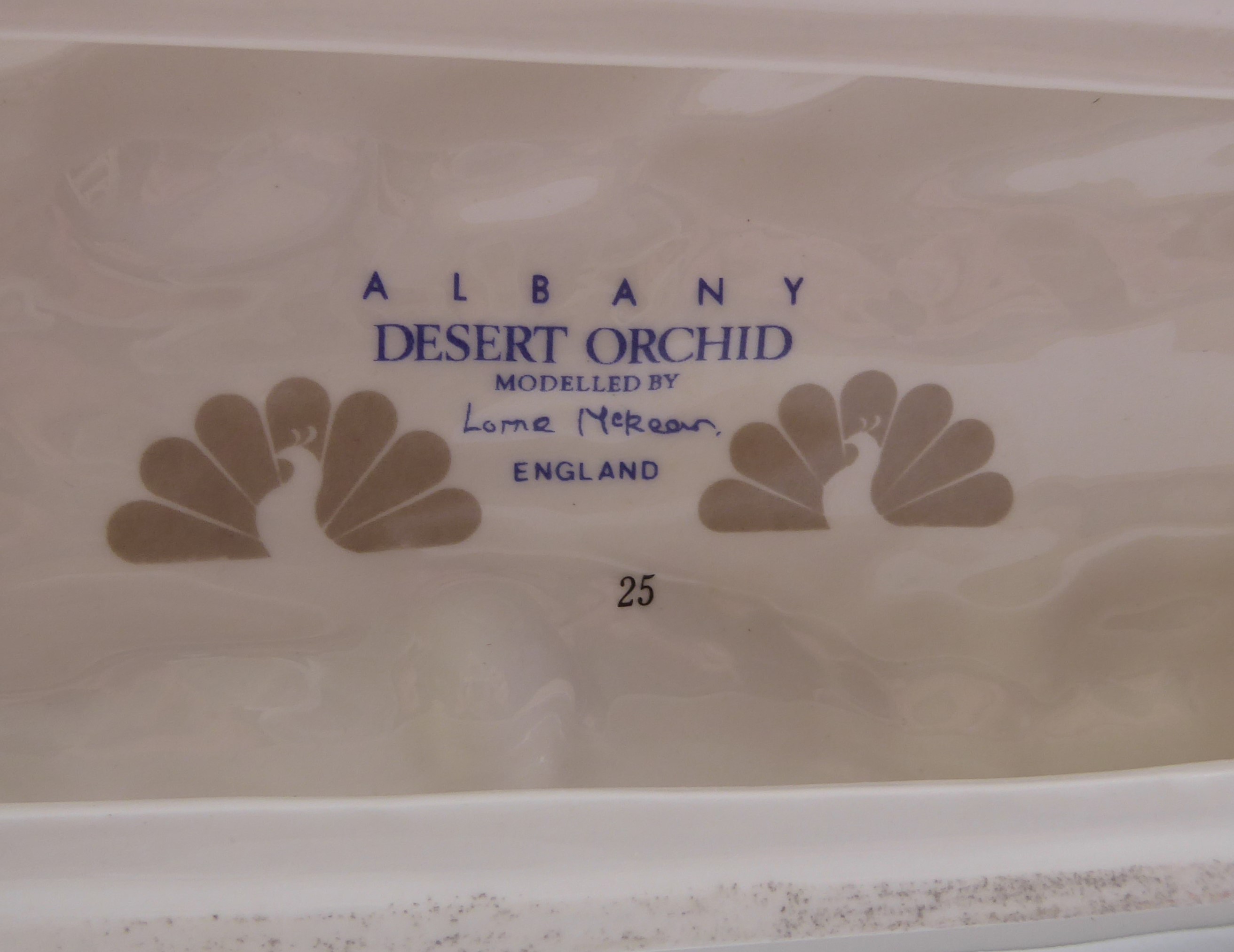 A bone china model of Desert Orchid by Albany Fine China Co. - modelled by Lorne McKean, printed - Image 6 of 6