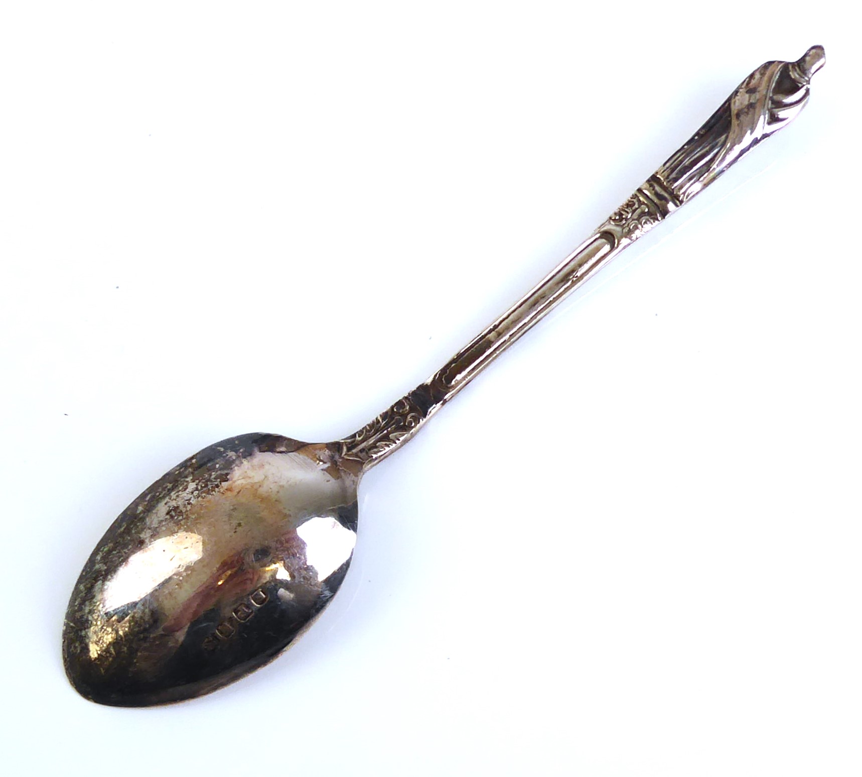 A small group of silver - comprising a late-Victorian oval lidded mustard with half-gadrooned - Image 3 of 8