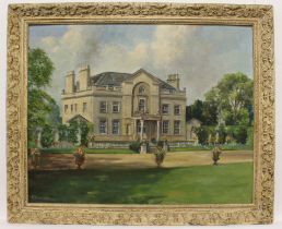 Edwin H. Knight (British, first half 20th century) 'Faringdon House', Oxfordshire oil on canvas