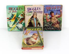 Johns (Capt. W. E.) Four Biggles books - all pub. by Dean & Son Ltd, 1950s, comprising Biggles of