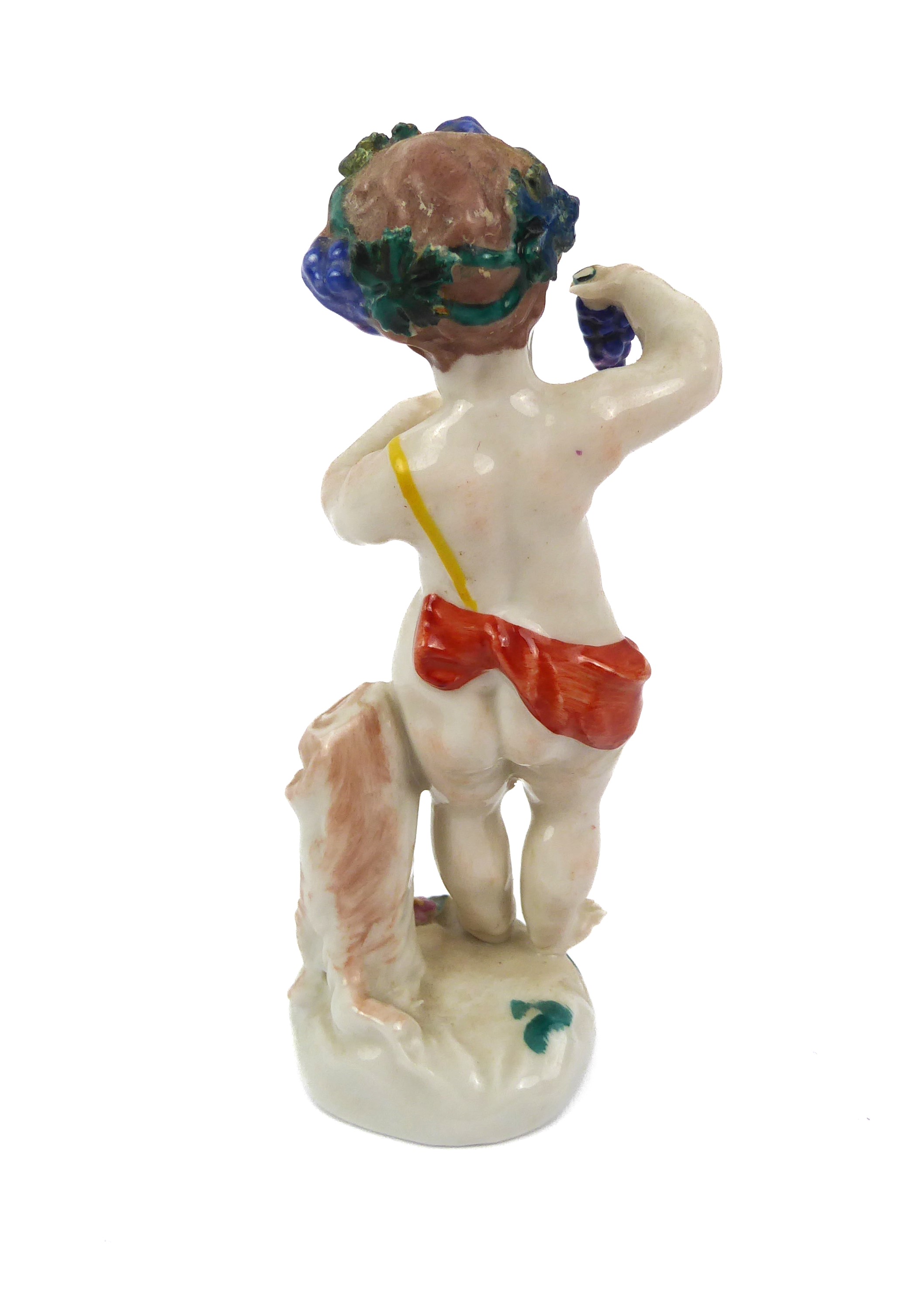 Four Naples porcelain putti figures. - Image 7 of 9